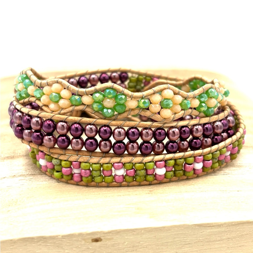 Hand Crafted Boho Colorful Wrap Bracelet